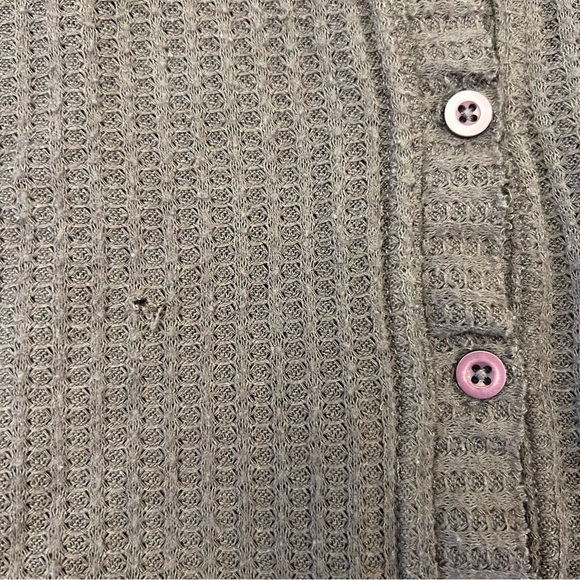 ANTHROPOLOGIE If You Be My Star, I’ll Be Your Sky Oversized Thermal Top - Picture 2 of 4